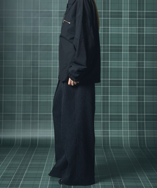 MAISON SPECIAL(メゾンスペシャル)の「《UNISEX》グランジネッププライムワイドツータックスラックス/Grunge Nep Prime-Wide Two-tuck Slacks【MAISON SPECIAL/メゾンスペシャル】■セットアップ対応■(スラックス・メンズ・ブラック/ダークネイビー・0/2/1)」の21枚目の写真