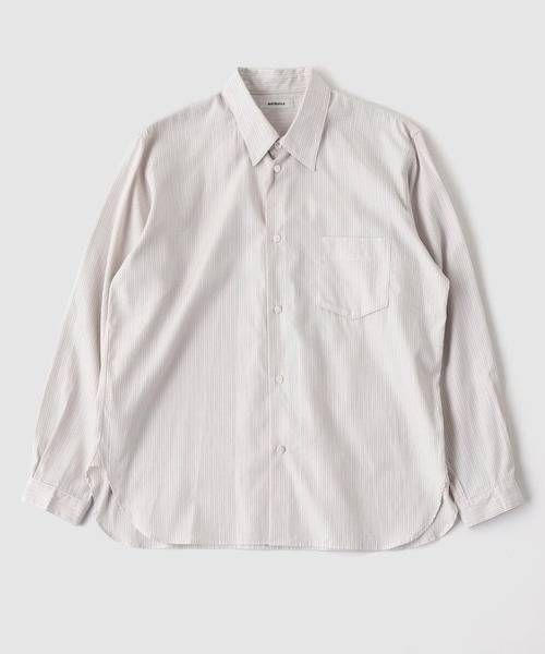 MATSUFUJI(マツフジ)の「Stripe Utility Shirt(シャツ/ブラウス・メンズ・ストライプ・3/2)」の1枚目の写真