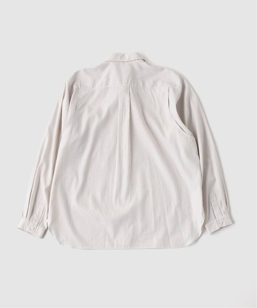MATSUFUJI(マツフジ)の「Stripe Utility Shirt(シャツ/ブラウス・メンズ・ストライプ・3/2)」の2枚目の写真