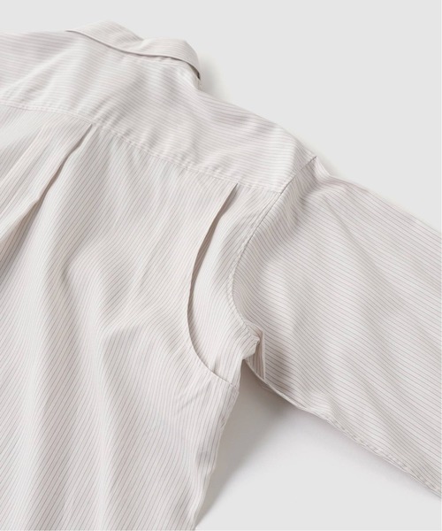 MATSUFUJI(マツフジ)の「Stripe Utility Shirt(シャツ/ブラウス・メンズ・ストライプ・3/2)」の4枚目の写真