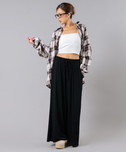 ANAP（アナップ）の「フランネルチェックシャツ（シャツ/ブラウス・レディース・ブラウン/ピンク/ホワイト・F）」の17枚目の写真