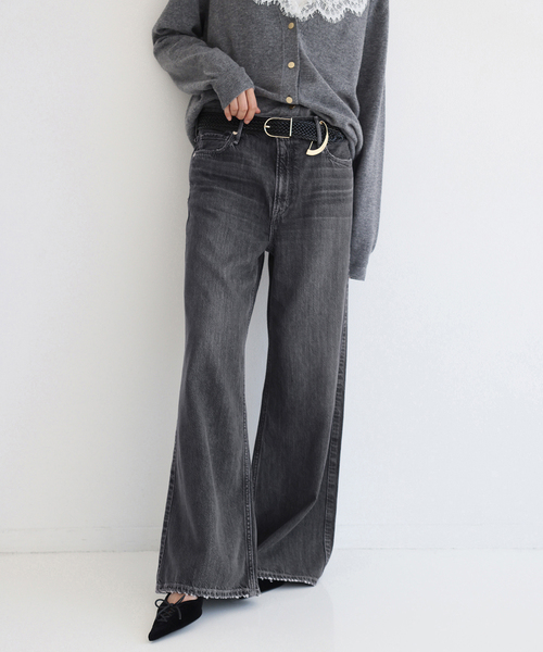 IENA(イエナ)の「upper hights/アッパーハイツ 別注 THE AUDREY デニムパンツ(デニムパンツ・レディース・ブルー/ブラック・26/22/23/24/25)」の2枚目の写真
