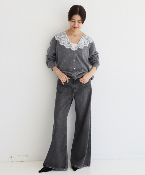 IENA(イエナ)の「upper hights/アッパーハイツ 別注 THE AUDREY デニムパンツ(デニムパンツ・レディース・ブルー/ブラック・26/22/23/24/25)」の3枚目の写真