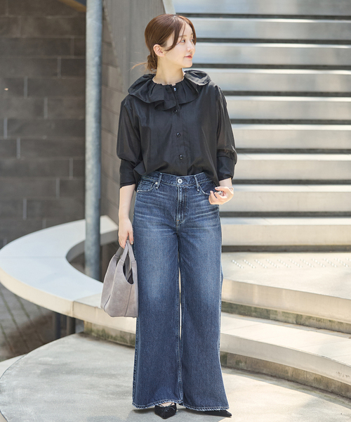 IENA(イエナ)の「upper hights/アッパーハイツ 別注 THE AUDREY デニムパンツ(デニムパンツ・レディース・ブルー/ブラック・26/22/23/24/25)」の5枚目の写真