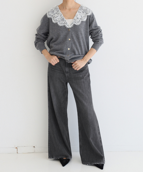 IENA(イエナ)の「upper hights/アッパーハイツ 別注 THE AUDREY デニムパンツ(デニムパンツ・レディース・ブルー/ブラック・26/22/23/24/25)」の9枚目の写真