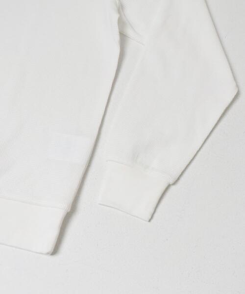ITEMS URBANRESEARCH（アイテムズ アーバンリサーチ）の「ワッフルロングスリーブカットソー（Tシャツ/カットソー・メンズ・その他2/ホワイト/ブラック/その他1・MEDIUM/LARGE）」の6枚目の写真