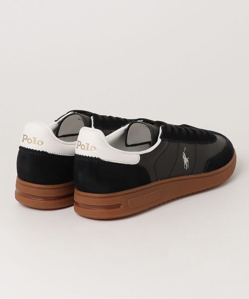 POLO RALPH LAUREN(ポロ ラルフ ローレン)の「ポロ ラルフ ローレン BEDFORD ベッドフォード スニーカー(スニーカー・メンズ・ブラック×ホワイト・90/85/80/75)」の2枚目の写真
