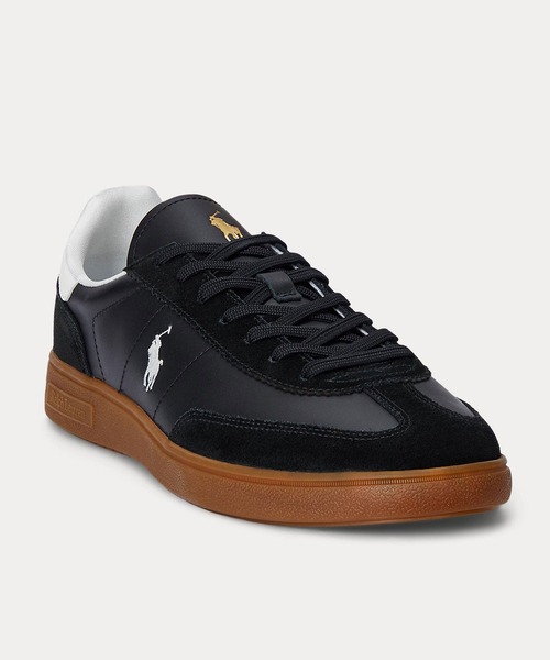 POLO RALPH LAUREN(ポロ ラルフ ローレン)の「ポロ ラルフ ローレン BEDFORD ベッドフォード スニーカー(スニーカー・メンズ・ブラック×ホワイト・90/85/80/75)」の5枚目の写真