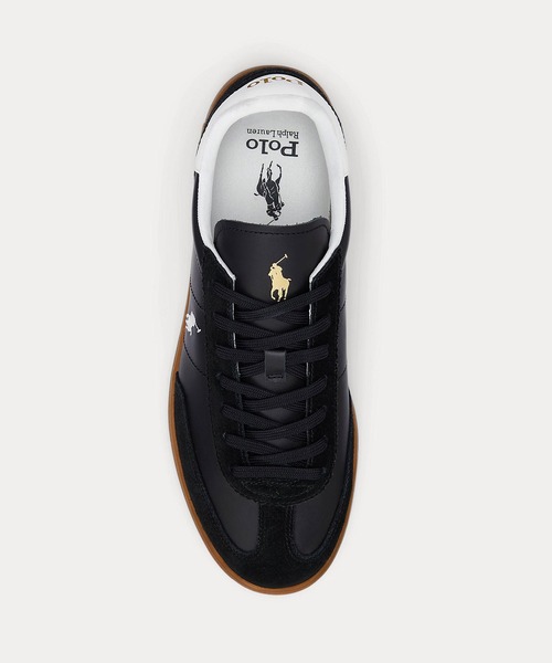 POLO RALPH LAUREN(ポロ ラルフ ローレン)の「ポロ ラルフ ローレン BEDFORD ベッドフォード スニーカー(スニーカー・メンズ・ブラック×ホワイト・90/85/80/75)」の6枚目の写真