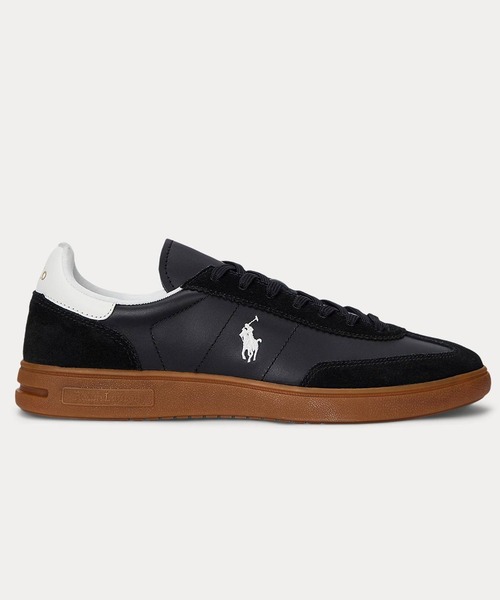 POLO RALPH LAUREN(ポロ ラルフ ローレン)の「ポロ ラルフ ローレン BEDFORD ベッドフォード スニーカー(スニーカー・メンズ・ブラック×ホワイト・90/85/80/75)」の4枚目の写真
