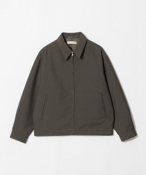 BEAUTY&YOUTH UNITED ARROWS(ビューティーアンドユースユナイテッドアローズ)の「バンピー ツイル ジップ ブルゾン(その他アウター・メンズ・ブラック/オリーブ・L/S/XL/M)」の1枚目の写真