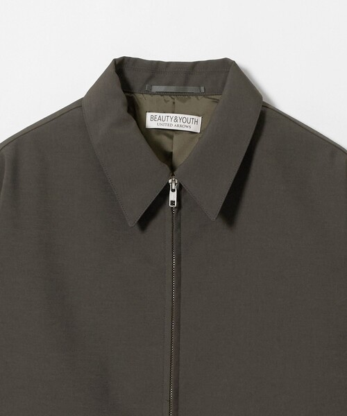 BEAUTY&YOUTH UNITED ARROWS(ビューティーアンドユースユナイテッドアローズ)の「バンピー ツイル ジップ ブルゾン(その他アウター・メンズ・ブラック/オリーブ・L/S/XL/M)」の4枚目の写真