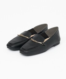 【販売店舗限定】バブーシュビットモカスクエアトゥローファー
