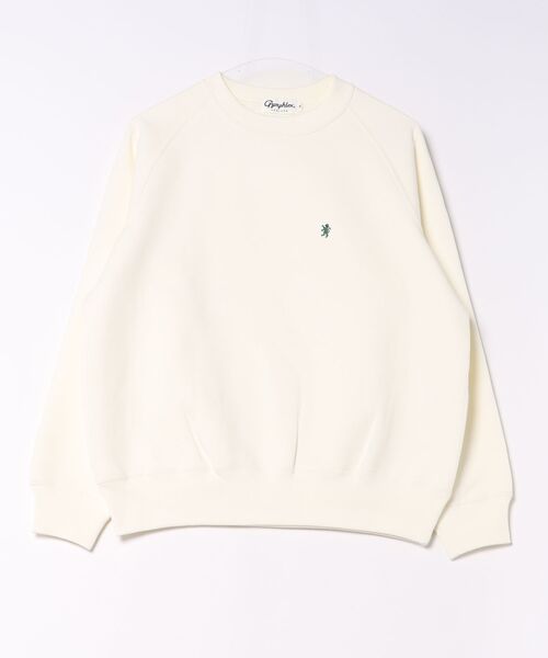 LOGEMENT DE CLAIRE(ロジュモンドクレール)の「【Gymphlex/ジムフレックス】スウェットプルオーバー(スウェット・レディース・アイボリー/チャコールグレー・FREE)」の1枚目の写真