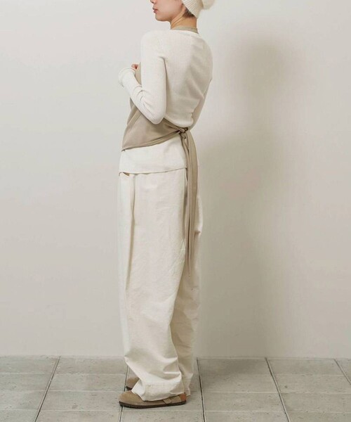 TODAYFUL（トゥデイフル）の「[TODAYFUL/トゥデイフル]Silkwool Knit Cardigan/シルクウール ニットカーディガン（カーディガン/ボレロ・レディース・ブラウン/グレー/ホワイト・FREE）」の10枚目の写真