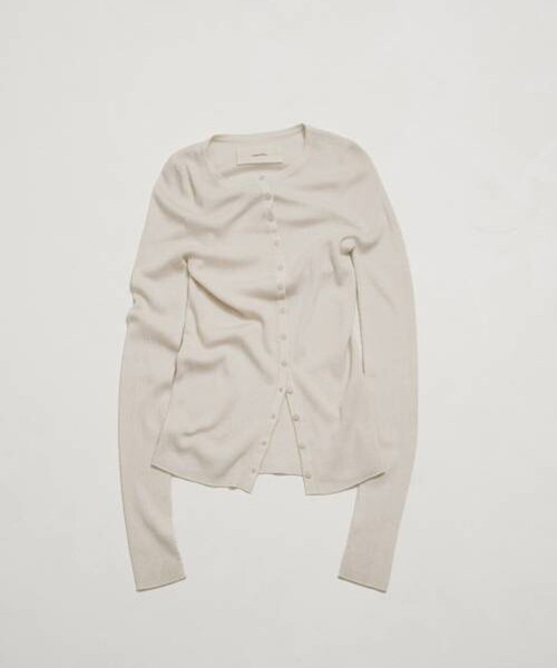 TODAYFUL（トゥデイフル）の「[TODAYFUL/トゥデイフル]Silkwool Knit Cardigan/シルクウール ニットカーディガン（カーディガン/ボレロ・レディース・ブラウン/グレー/ホワイト・FREE）」の13枚目の写真
