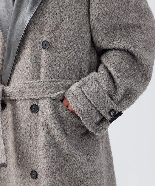 SUBLATIONS(サブレーションズ)の「【SUBLATIONS】GOTHAM CHESTER COAT .16(チェスターコート・メンズ・グレー/グレイッシュベージュ・2)」の15枚目の写真