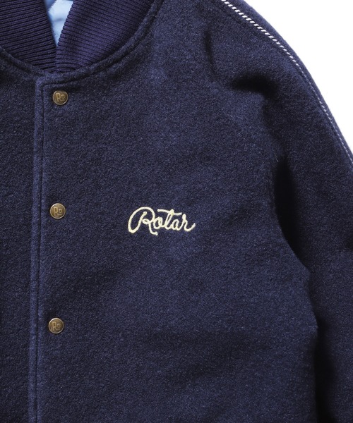 ROTAR(ローター)の「Piping Pharaoh Court(スタジャン・メンズ・ブラック/ネイビー・MEDIUM/X-LARGE/LARGE)」の19枚目の写真