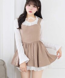 【Belle Charme】Jewel Jumpskirt & Shirty Set