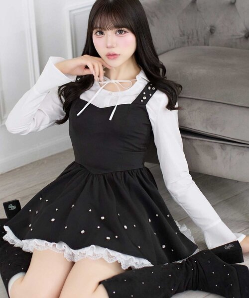 Belle Charme】Jewel Jumpskirt & Shirty Set（ワンピース）｜Belle