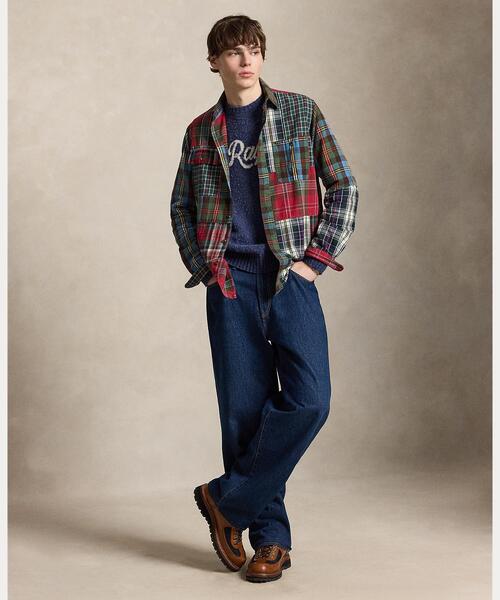 POLO RALPH LAUREN(ポロ ラルフ ローレン)の「クラシック フィット パッチワーク チェック オックスフォード シャツ(シャツ/ブラウス・メンズ・マルチ・L/M/S/XL/XS/XXL)」の3枚目の写真
