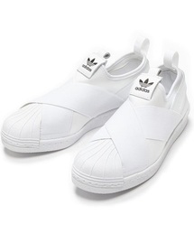 adidas�i�A�f�B�_�X�j�́u���f�B�[�X adidas �A�f�B�_�X SUPERSTAR SLIP ON W �X�[�p�[�X�^�[ �X���b�v�I�� W S81338 FTWWHT/FTWWHT/CBLACK�i�X���b�|���j�v