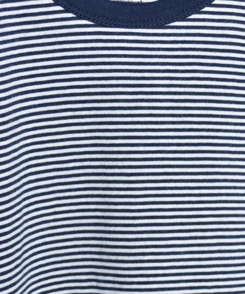 SHIPS GENERAL SUPPLY（シップスジェネラルサプライ）の「SHIPS GENERAL SUPPLY: ラウンドヘム クルーネック Tシャツ■（Tシャツ/カットソー・メンズ・グレー/ホワイト/グレー系その他/ネイビー・X-LARGE/MEDIUM/SMALL/LARGE）」の13枚目の写真