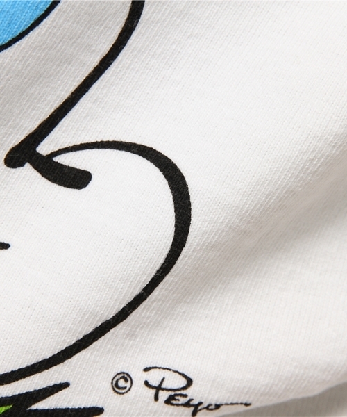 HYSTERIC GLAMOUR(ヒステリックグラマー)の「SM/SMURF DIG HERE DEEP pt モックネックT-SH(Tシャツ/カットソー・メンズ・ホワイト/ネイビー/トップグレー・MEDIUM/LARGE/SMALL)」の10枚目の写真