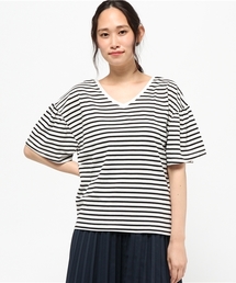 VENCEEXCHANGE | ワイドフレアスリーブTシャツ         (Tシャツ/カットソー)