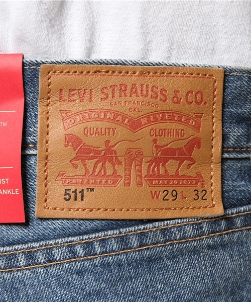 Levi's(リーバイス)の「511(T)-スリムフィット/ THE MEADOW(デニムパンツ・メンズ・ダークインディゴブルー・W31 L32/W32 L32/W30 L32/W33 L32/W34 L32/W29 L32/W28 L32)」の2枚目の写真