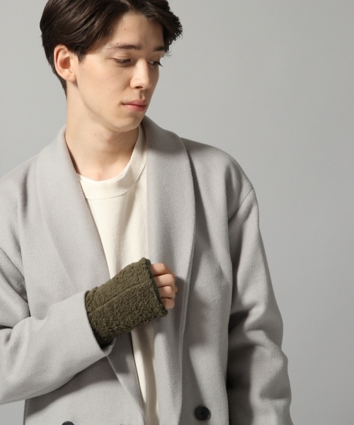 HARE(ハレ)の「リバーシブルファーグローブ(HARE)(手袋・メンズ・グレー/ブラック/カーキ・FREE)」の18枚目の写真