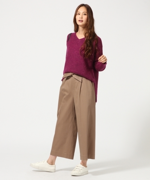 GLOBAL WORK（グローバルワーク）の「3GゲージモヘヤVチュニック/727798（ニット/セーター・レディース・ブルー/ピンク系その他/ネイビー/ライトグレー・MEDIUM/SMALL/LARGE）」の7枚目の写真