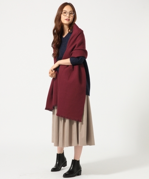 GLOBAL WORK（グローバルワーク）の「3GゲージモヘヤVチュニック/727798（ニット/セーター・レディース・ブルー/ピンク系その他/ネイビー/ライトグレー・MEDIUM/SMALL/LARGE）」の12枚目の写真