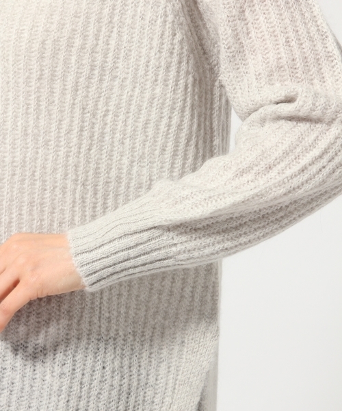 GLOBAL WORK（グローバルワーク）の「3GゲージモヘヤVチュニック/727798（ニット/セーター・レディース・ブルー/ピンク系その他/ネイビー/ライトグレー・MEDIUM/SMALL/LARGE）」の17枚目の写真