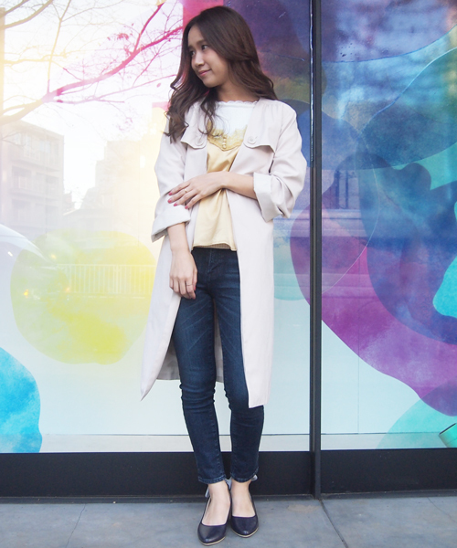 dazzlin（ダズリン）の「dazzlin ORIGINAL　Standard　SKINNY（デニムパンツ・レディース・インディゴブルー/ライトブルー・23inch/25inch/24inch）」の15枚目の写真