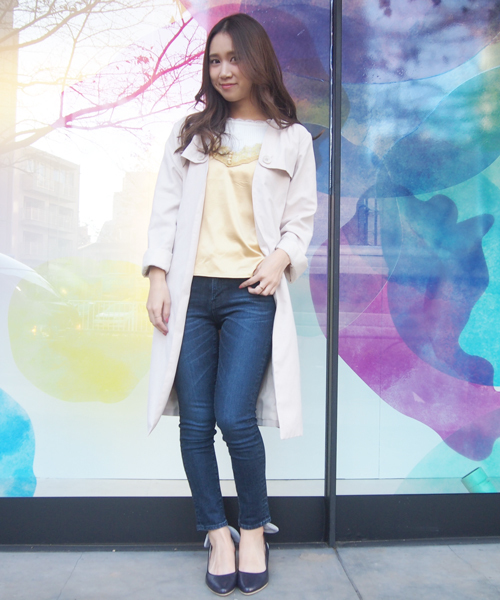 dazzlin（ダズリン）の「dazzlin ORIGINAL　Standard　SKINNY（デニムパンツ・レディース・インディゴブルー/ライトブルー・23inch/25inch/24inch）」の16枚目の写真