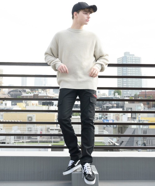 8(eight)(エイト)の「スキニーカーゴパンツ(カーゴパンツ・メンズ・ベージュ/グリーン系カモフラージュ/グレー系カモフラージュ/カーキ/ブラック/ライトグレー/チャコールグレー/ネイビー/ワイン/ホワイト・MEDIUM/LARGE/X-LARGE/SMALL)」の22枚目の写真