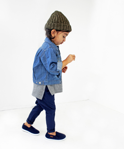 quoti use fith（クゥオティ　ユース　フィス）の「デニム長袖シャツジャンパー（デニムジャケット・キッズ・ブルー/ネイビー・110/130/90/100/120/80）」の12枚目の写真