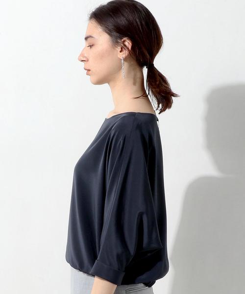 【美品】ユナイテッドアローズ　ブラウス　ネイビー UNITED ARROWS｜ユナイテッドアローズのシャツ/ブラウス（ブルー