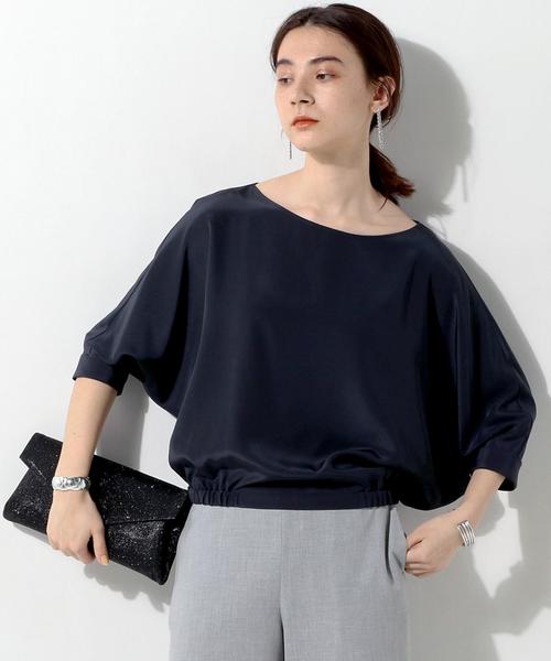 イウエンマトフ ユナイテッドアローズ 半袖 黒 トップス Blouse｜TOPS｜イウエンマトフ（AEWEN MATOPH）｜WOMEN｜2024年
