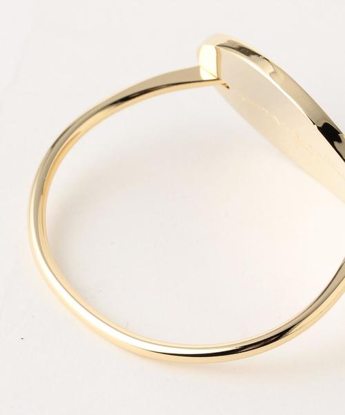 UNITED ARROWS（ユナイテッドアローズ）の「UBCB オーバル バングル ◆（バングル/リストバンド・レディース・ゴールド/シルバー・FREE）」の5枚目の写真
