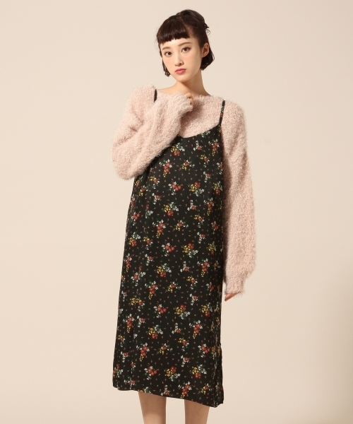 LOWRYS FARM（ローリーズファーム）の「シンプルストンワンピース　767764（ワンピース・レディース・ブラック/ブラック系その他/ブルー・LARGE/MEDIUM）」の3枚目の写真