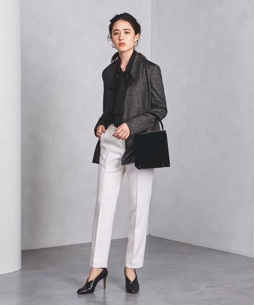 UNITED ARROWS（ユナイテッドアローズ）の「UPFM ベルベット クラスプ ハンドバッグ ◆（ハンドバッグ・レディース・ダークブラウン/ダークグリーン・FREE）」の15枚目の写真