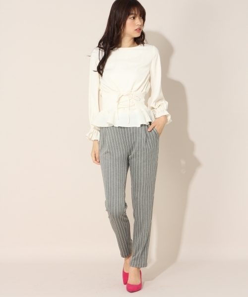 BLISS POINT（ブリスポイント）の「STJQイージートラウザー/767082（その他パンツ・レディース・ブラック/ネイビー/グレー・LARGE/SMALL/MEDIUM）」の13枚目の写真