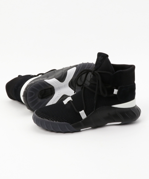 adidas（アディダス）の「オリジナルス チュブラー [TUBULAR X 2.0 PK]（スニーカー・メンズ・ブラック/ダークグリーン・22.0cm/22.5cm/23.0cm/23.5cm/24.0cm/24.5cm/25.0cm/25.5cm/26.0cm/26.5cm/27.0cm/27.5cm/28.0cm/28.5cm/29.0cm/29.5cm/30.0cm/31cm/30.5cm）」の3枚目の写真