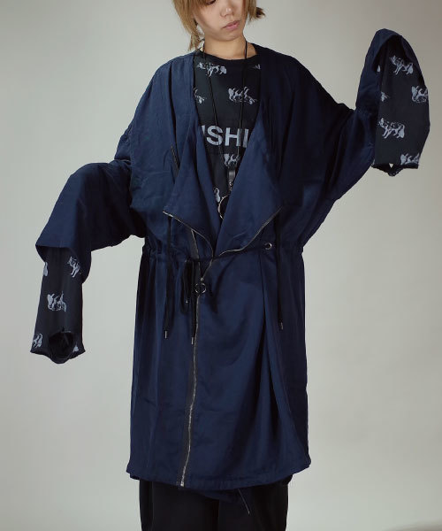 【未使用】 rovtski AFYF FETISH ART ビッグモッズコート rovtski（ロフトスキー）の「AFYF2021OVERSIZED MODS/オーバー