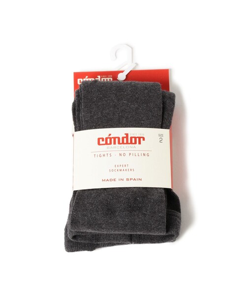 こども ビームス(コドモビームス)の「CONDOR / プレーン タイツ (6ヶ月~2才)(タイツ/ストッキング・キッズ・ホワイト/チャコールグレー/ブラック/ホワイト系その他3/ネイビー・0(6-12m)/2(1-2y))」の4枚目の写真