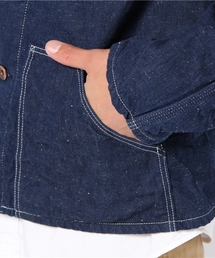 Sanca ショートデニムカバーオール 短丈 BEAMS（ビームス）の「□Sanca / ショートデニムカバーオール