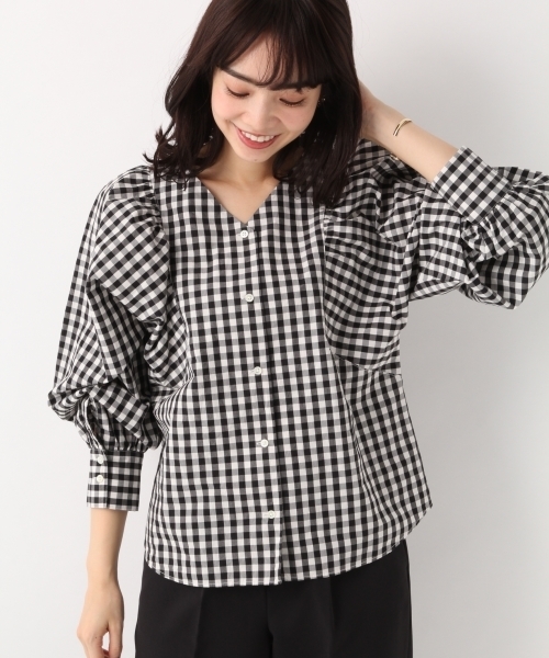 A part by（アパートバイ）の「【前後2WAY】CソデボリュームブラウスLS 780402（シャツ/ブラウス・レディース・ブラック/ブラウン/ライトグリーン/ナチュラル・FREE）」の13枚目の写真