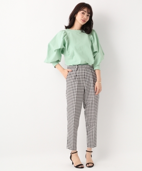 A part by（アパートバイ）の「【前後2WAY】CソデボリュームブラウスLS 780402（シャツ/ブラウス・レディース・ブラック/ブラウン/ライトグリーン/ナチュラル・FREE）」の16枚目の写真